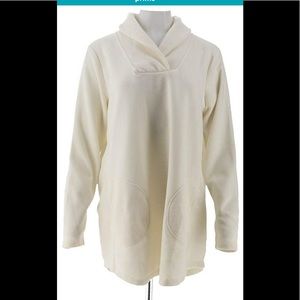 Shawl Collar Fleece Tunic